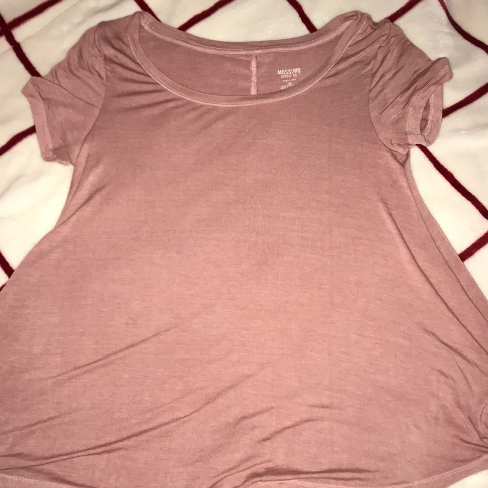 flowy pink shirt
